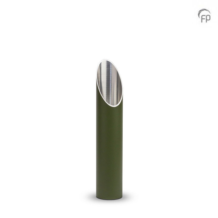 Aluminium urn - tuinornament klein groen - 2,10 Liter Aluminium urn - tuinornament klein groen - 2,10 Liter