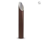 Aluminium urn - tuinornament medium brons - 3 Liter