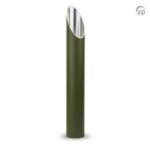 Aluminium urn - tuinornament medium groen - 3 Liter