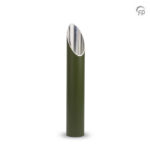 Aluminium urn - tuinornament medium groen - 3 Liter