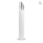Aluminium urn - tuinornament medium wit - 3 Liter