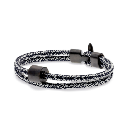 Armband - Jeans Koord Black Edition