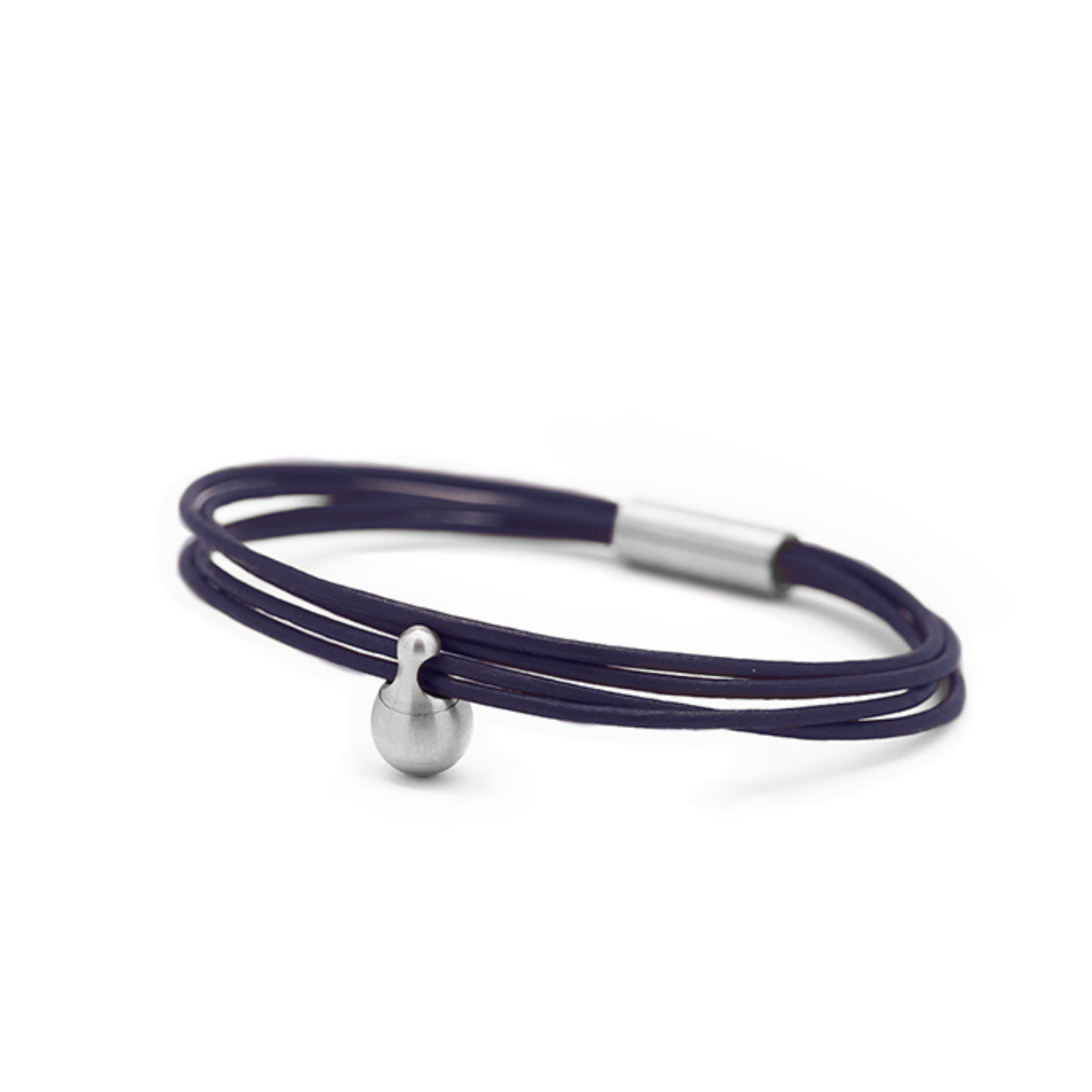 Armband - Marineblauwe Charm - zilver Armband - Marineblauwe Charm - zilver