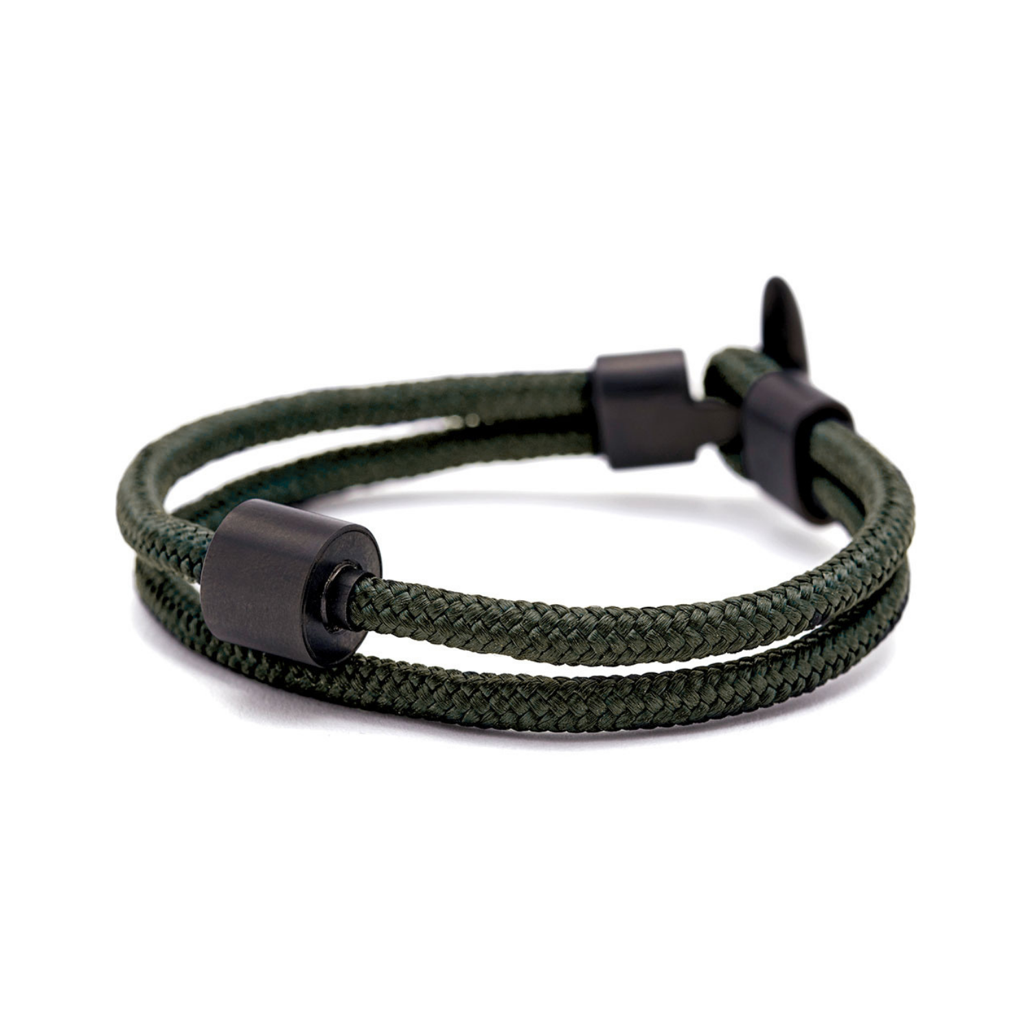 Armband - Nato Green Koord Black Edition Armband - Nato Green Koord Black Edition