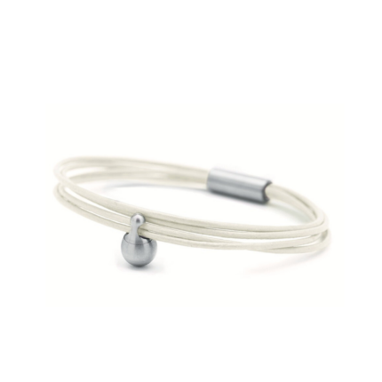 Armband - Parel Charm - zilver