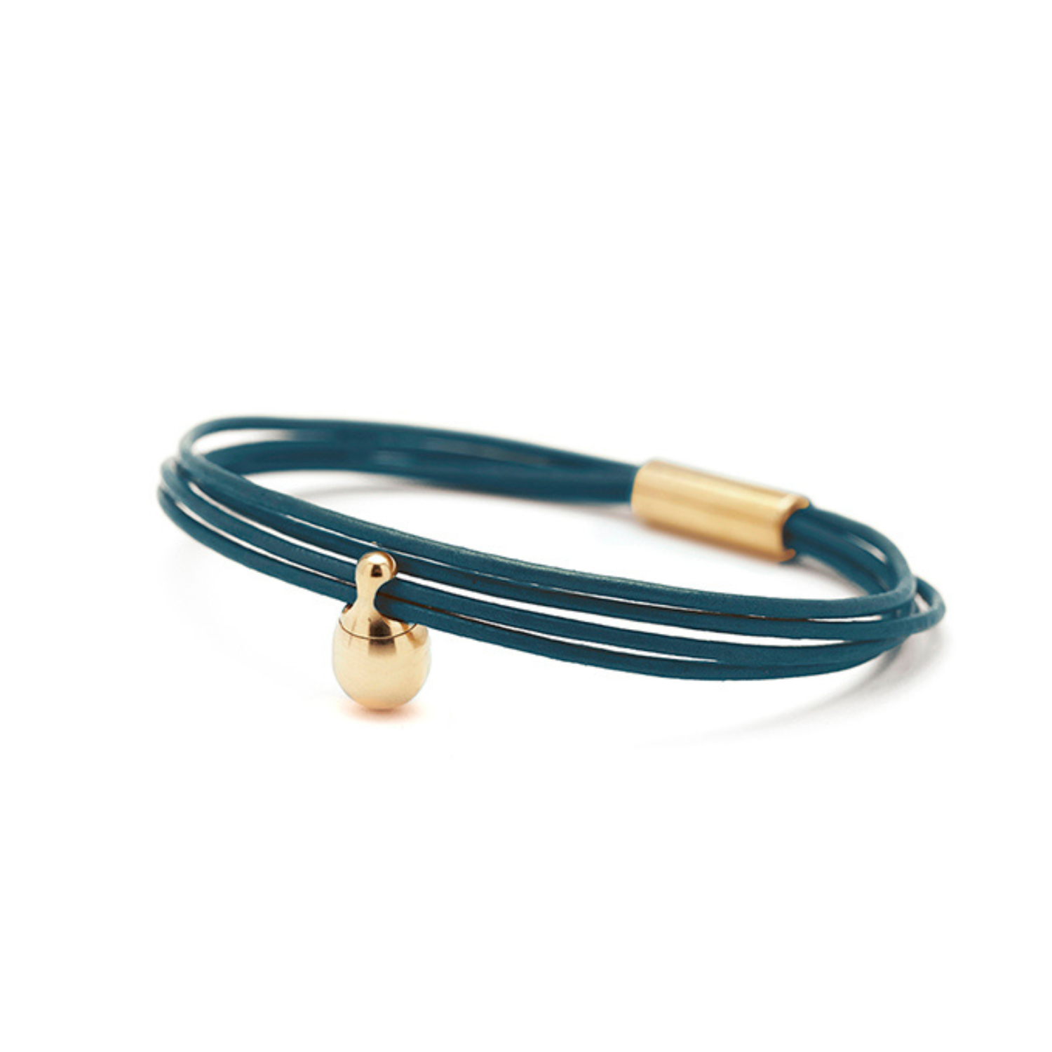 Armband - Petrol Charm - goud Armband - Petrol Charm - goud