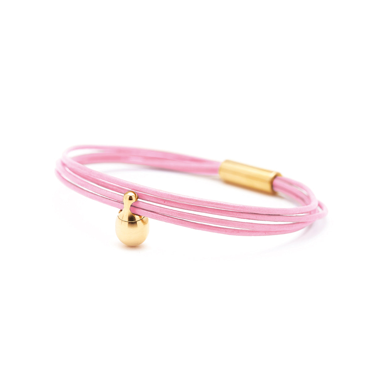 Armband - Roze Charm - goud Armband - Roze Charm - goud