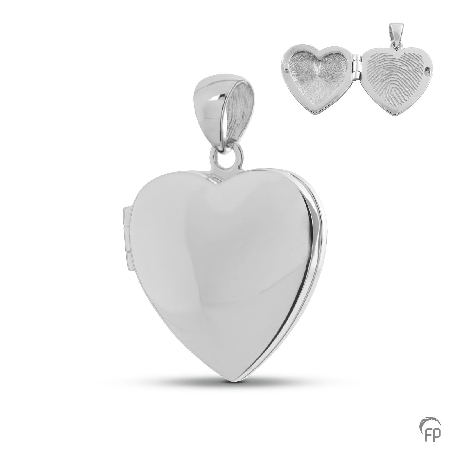 Assieraad - AH 049.FP Assieraad hanger met fingerprint Assieraad - AH 049.FP Assieraad hanger met fingerprint