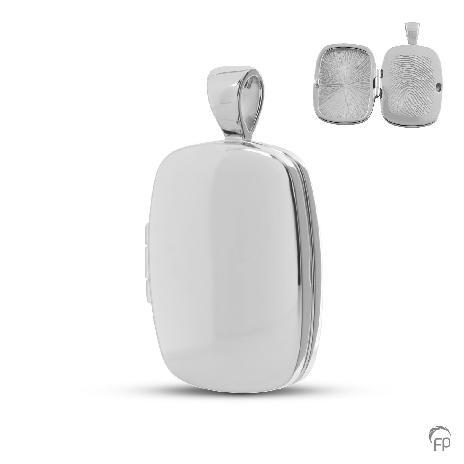 Assieraad - AH 050.FP Assieraad hanger met fingerprint Assieraad - AH 050.FP Assieraad hanger met fingerprint
