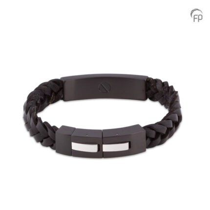 Assieraad - Armband Leder en RVS - meerdere kleuren