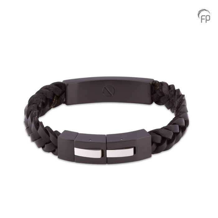 Assieraad - Armband Leder en RVS - meerdere kleuren Assieraad - Armband Leder en RVS - meerdere kleuren