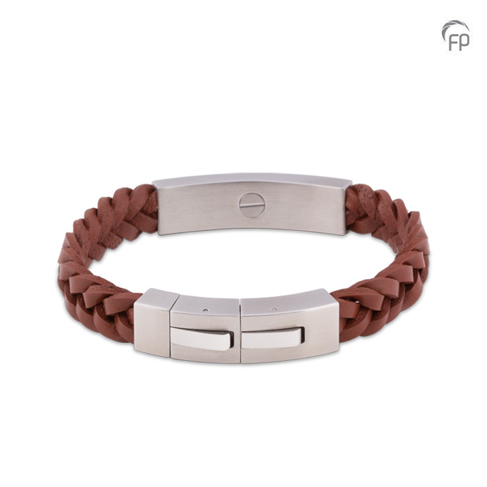 Assieraad - Armband Leder en RVS - meerdere kleuren Assieraad - Armband Leder en RVS - meerdere kleuren