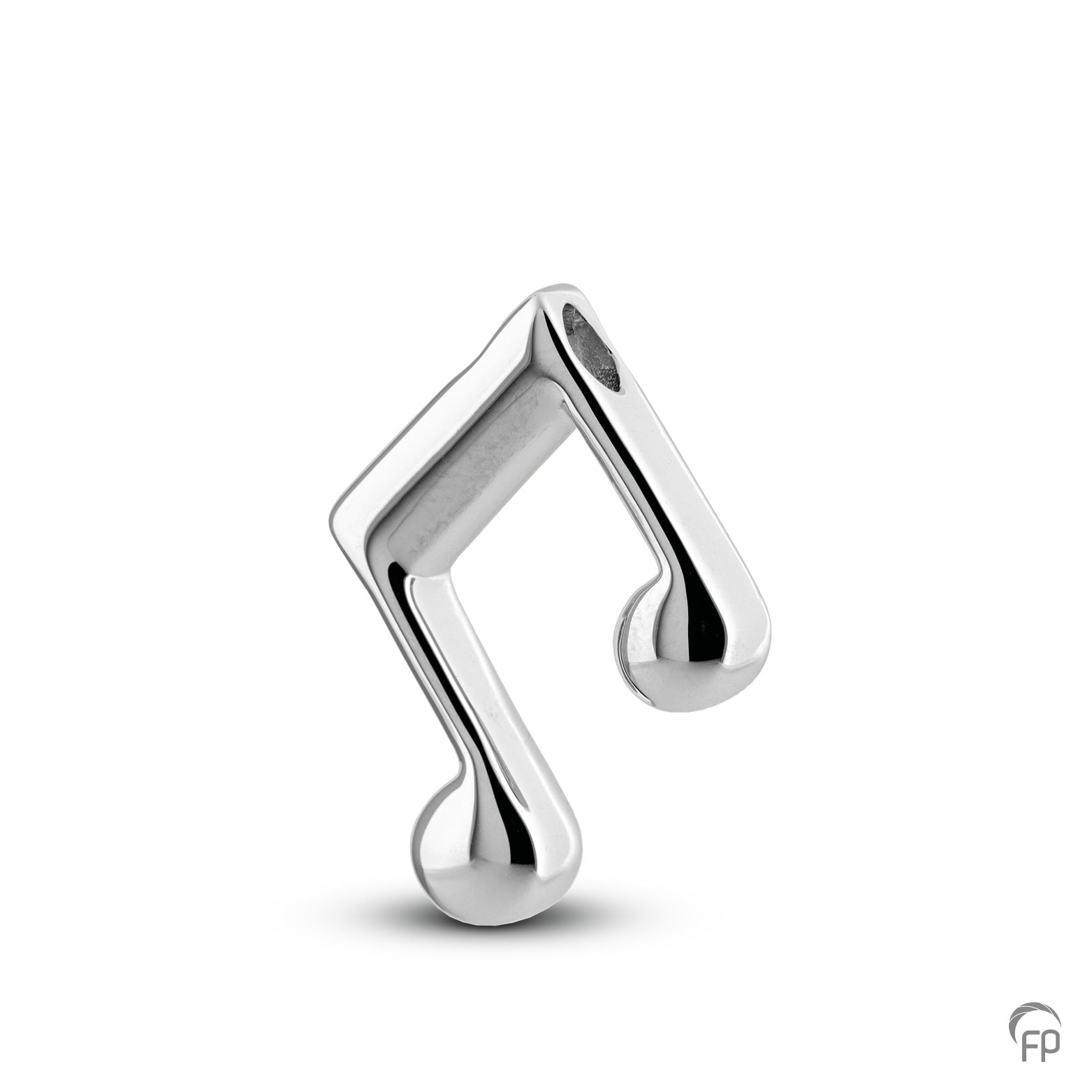Assieraad - Assieraad hanger - Dubbele Achtste noot Assieraad - Assieraad hanger - Dubbele Achtste noot