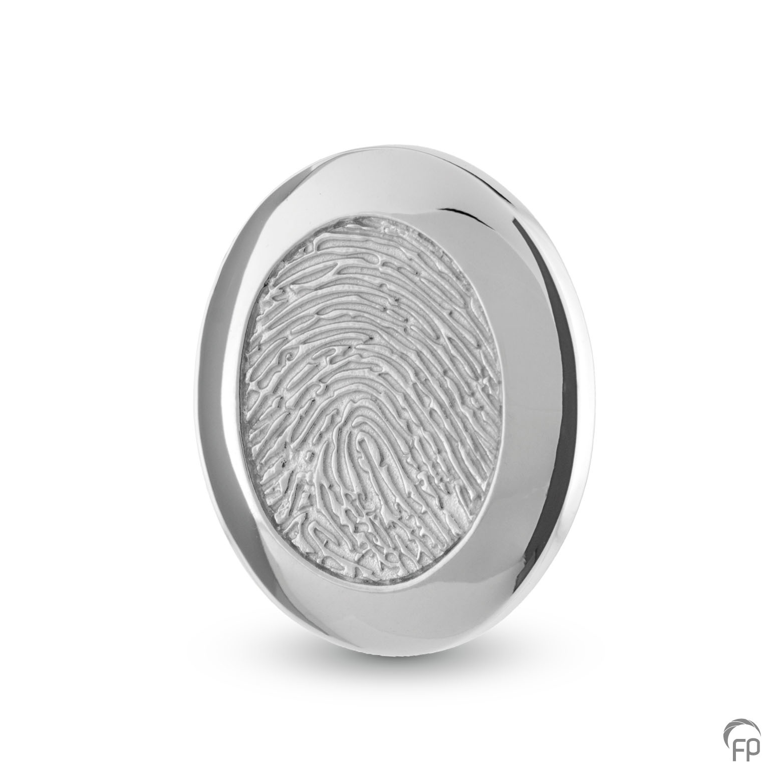 Assieraad - Assieraad hanger met fingerprint Assieraad - Assieraad hanger met fingerprint