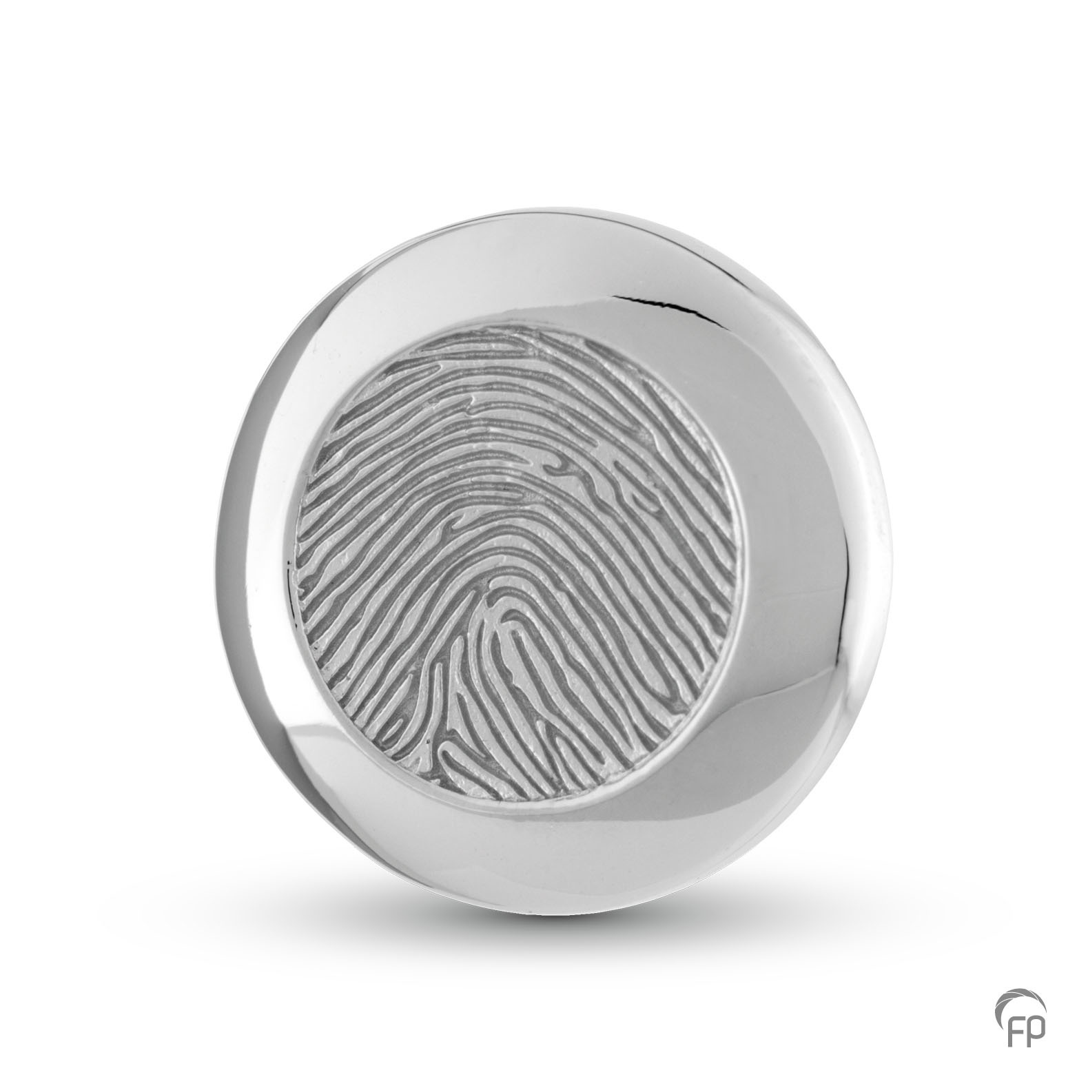 Assieraad - Assieraad hanger met fingerprint Assieraad - Assieraad hanger met fingerprint