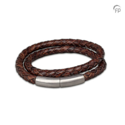 Assieraad - Embrace Armband Gevlochten Leder - meerdere kleuren