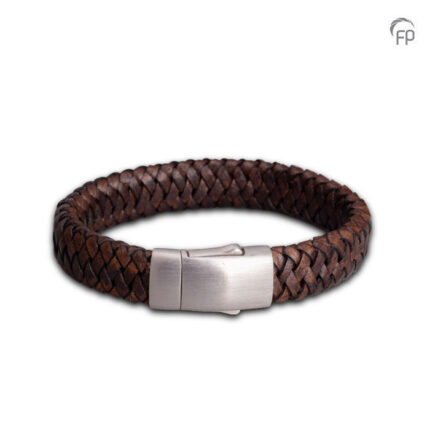 Assieraad - Embrace Armband Gevlochten Leder - meerdere kleuren