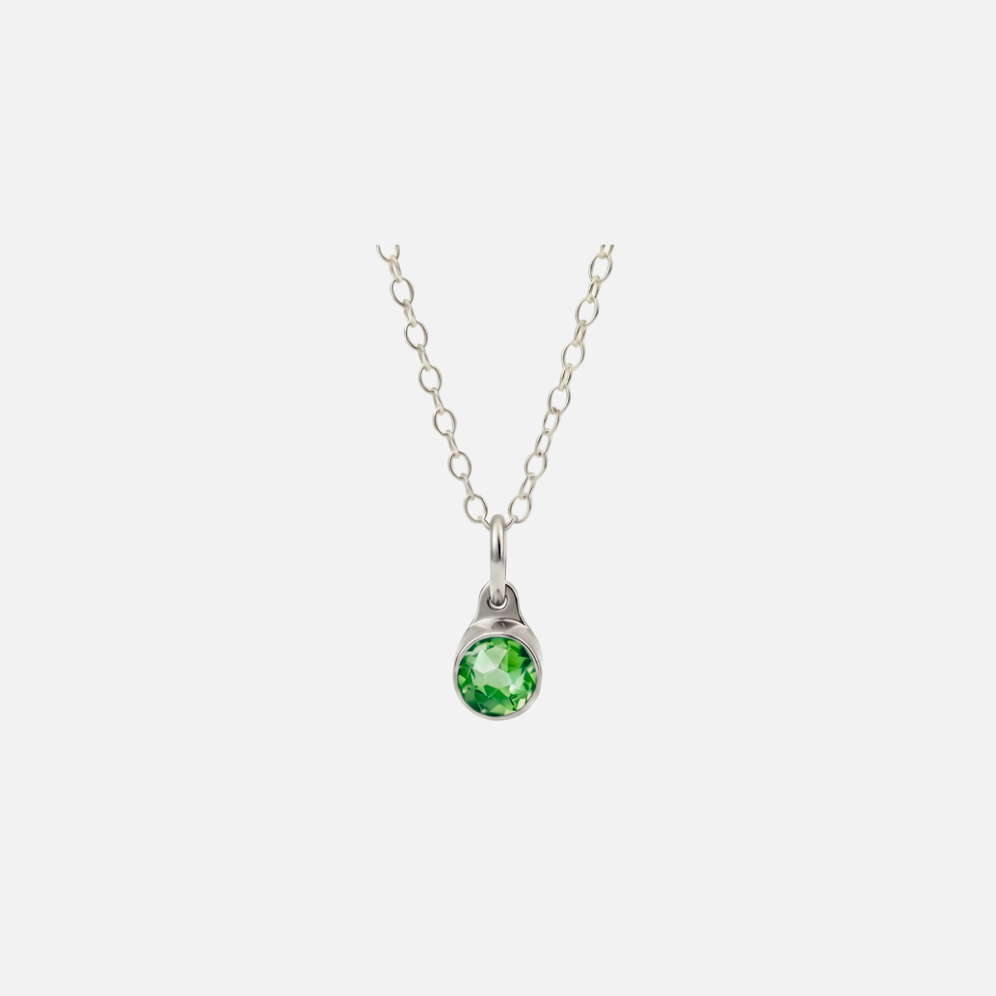 Assieraad-hanger - Augustus Peridot - zilver Assieraad-hanger - Augustus Peridot - zilver