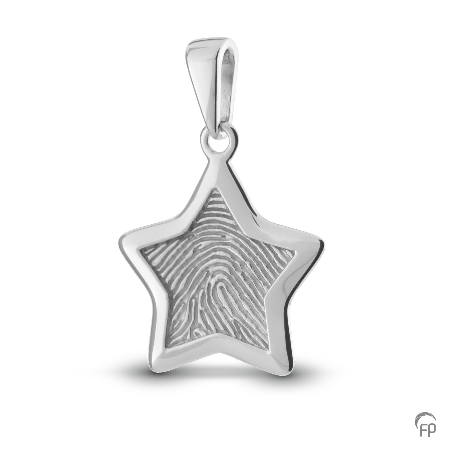 Assieraad - Hanger met fingerprint Assieraad - Hanger met fingerprint