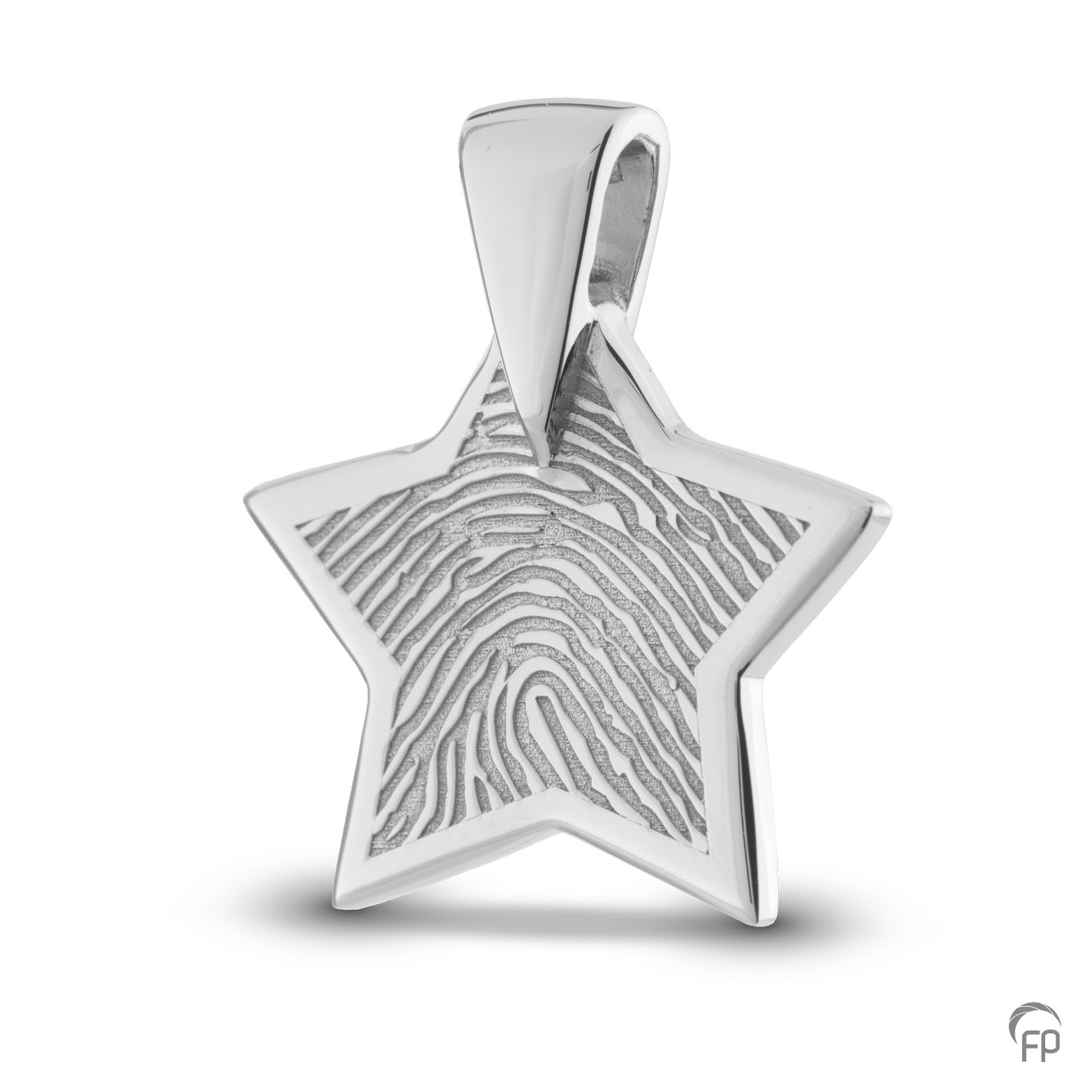 Assieraad - HF 110.185 Hanger met fingerprint Assieraad - HF 110.185 Hanger met fingerprint