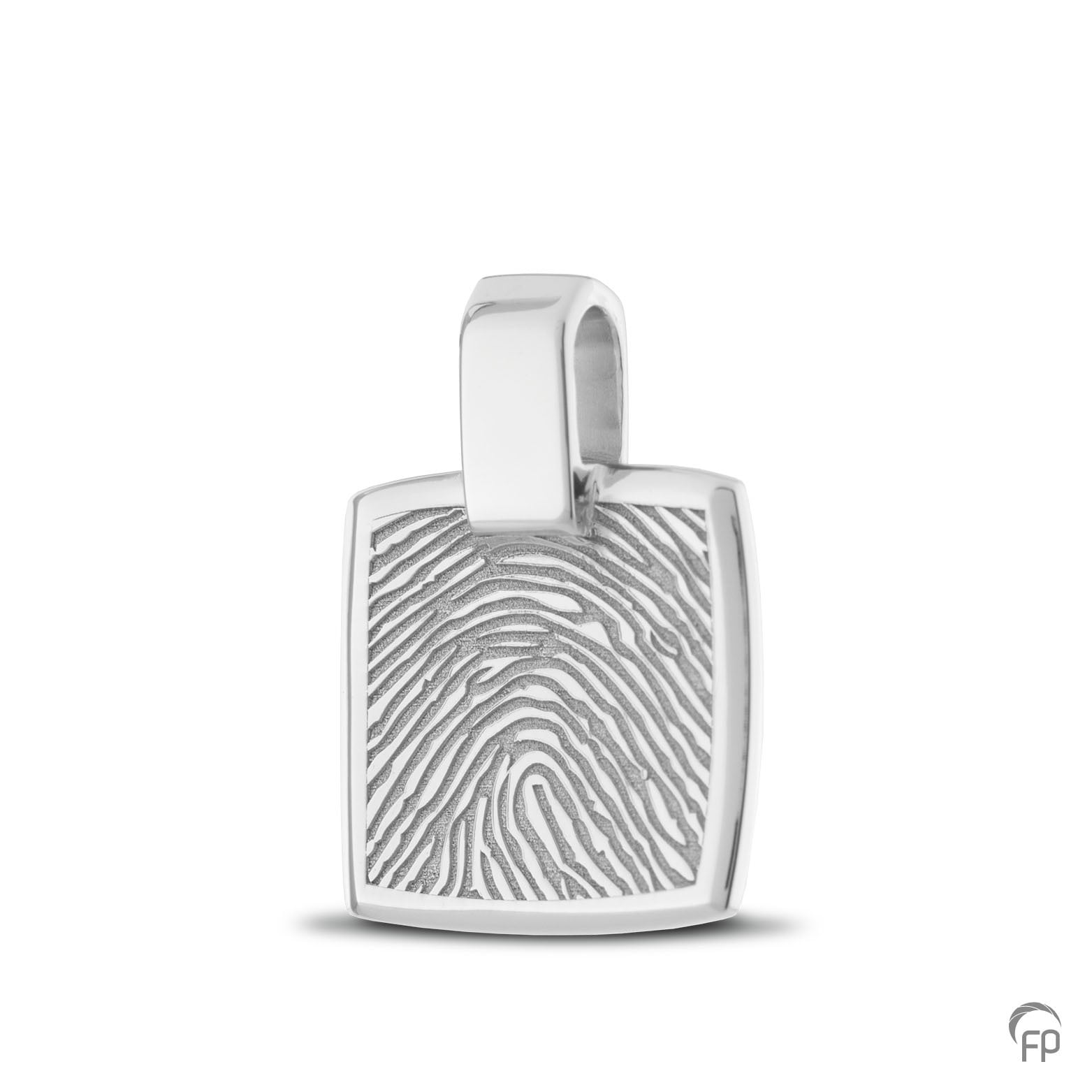 Assieraad - HF 116.140 Hanger met fingerprint Assieraad - HF 116.140 Hanger met fingerprint