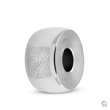 Assieraad - MB 009.FP Assieraad Memorial Bead met fingerprint