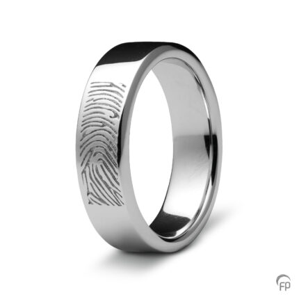 Assieraad - RF 02.8 Ring glanzend met fingerprint