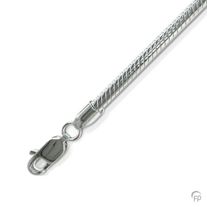 Assieraad - Slangen collier 45 cm Assieraad - Slangen collier 45 cm