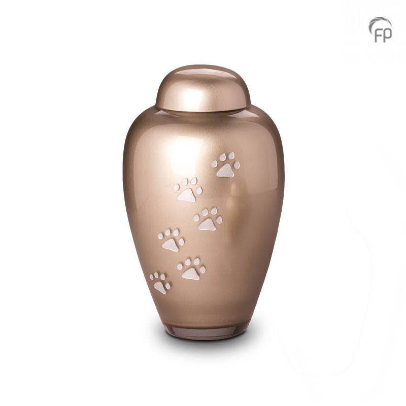 Glazen dierenurn - groot bruin - 1,90 Liter Glazen dierenurn - groot bruin - 1,90 Liter