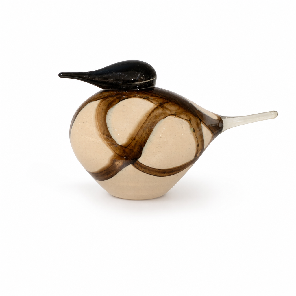 Glazen urn - As-Vogel groot - productfoto