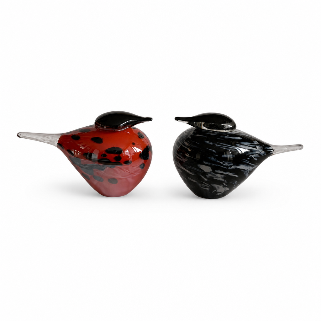 Glazen urn - As-vogels groot set 1 - productfoto