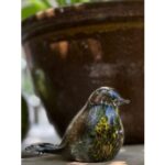 Glazen urn - Bird nature by Night - 0,03 Liter