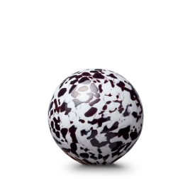 Glazen urn - Bulb black-white 12 CM 0,5L - 0,50 Liter Glazen urn - Bulb black-white 12 CM 0,5L - 0,50 Liter