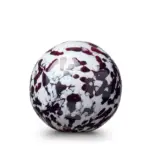 Glazen urn - Bulb black-white 15 CM 1,5L - 1,50 Liter
