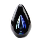 Glazen urn - Diamond black blue blauw - 0,06 Liter