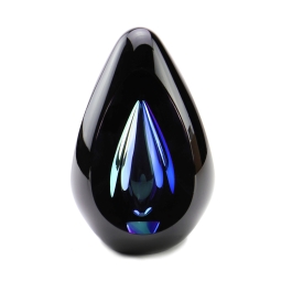 Glazen urn - Diamond black blue blauw - 0,06 Liter Glazen urn - Diamond black blue blauw - 0,06 Liter