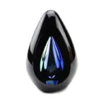 Glazen urn - Diamond black blue blauw - 0,06 Liter