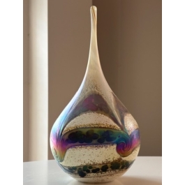Glazen urn - Elan-line big drop ivory wit - 1,50 Liter Glazen urn - Elan-line big drop ivory wit - 1,50 Liter