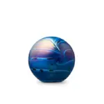 Glazen urn - Elan-line Deep blue blauw - 0,50 Liter
