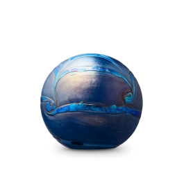 Glazen urn - Elan-line Deep blue blauw - 1,50 Liter Glazen urn - Elan-line Deep blue blauw - 1,50 Liter