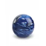 Glazen urn - Elan-line marble blue blauw - 1,50 Liter
