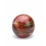 Glazen urn - Elan-line marble red rood