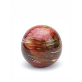 Glazen urn - Elan-line marble red rood Glazen urn - Elan-line marble red rood