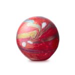 Glazen urn - Elan-line red rood - 1,50 Liter