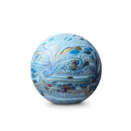 Glazen urn - Elan-line sea blue blauw - 1,50 Liter Glazen urn - Elan-line sea blue blauw - 1,50 Liter