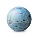 Glazen urn - Elan-line sea blue blauw - 4 Liter