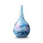 Glazen urn - Elan-line small drop blue blauw - 0,06 Liter
