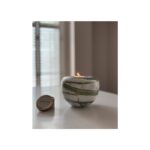 Glazen urn - Elan-line tealight 0.5 Adventure green groen - 0,50 Liter