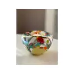 Glazen urn - Elan-line tealight 0.5 Flower field flowerfield - 0,50 Liter