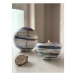 Glazen urn - Elan-line tealight 0.5 Indigo blauw - 0,50 Liter